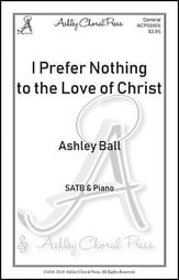 I Prefer Nothing to the Love of Christ SATB choral sheet music cover